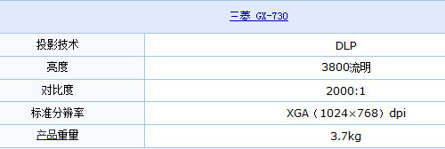 GX-730ͶӰC(sh)